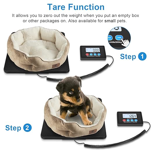 Digital Shipping Scale, 10g High Accuracy! 440lbs Postal Scale